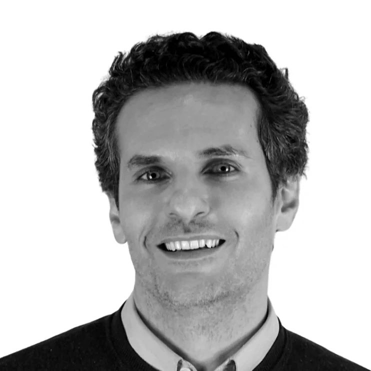 Guillaume Bakouch, black and white portrait